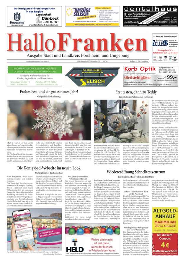 Anzeigenblatt hallo Franken